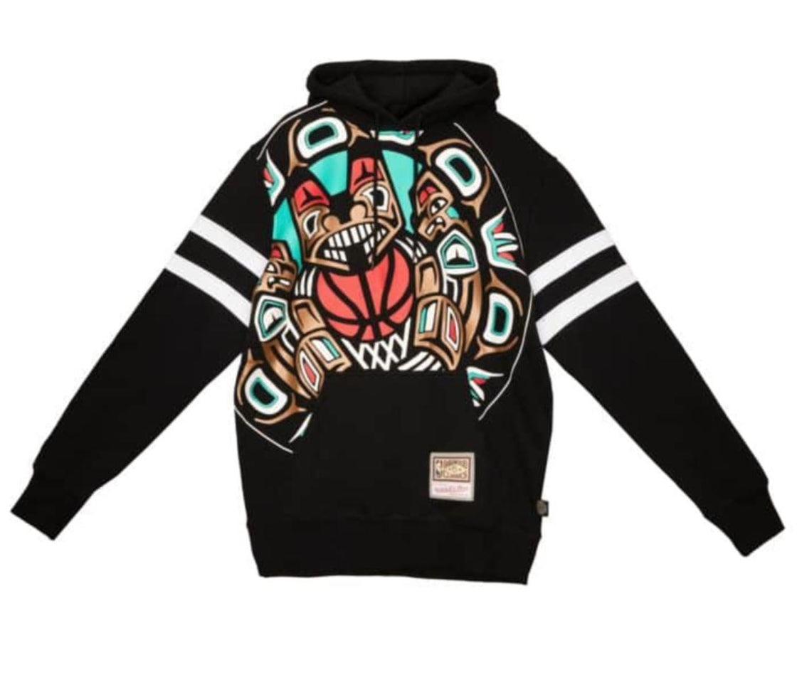 MITCHELL AND NESS 2.0 BIG FACE VANCOUVAR GRIZZLIES HOODIE