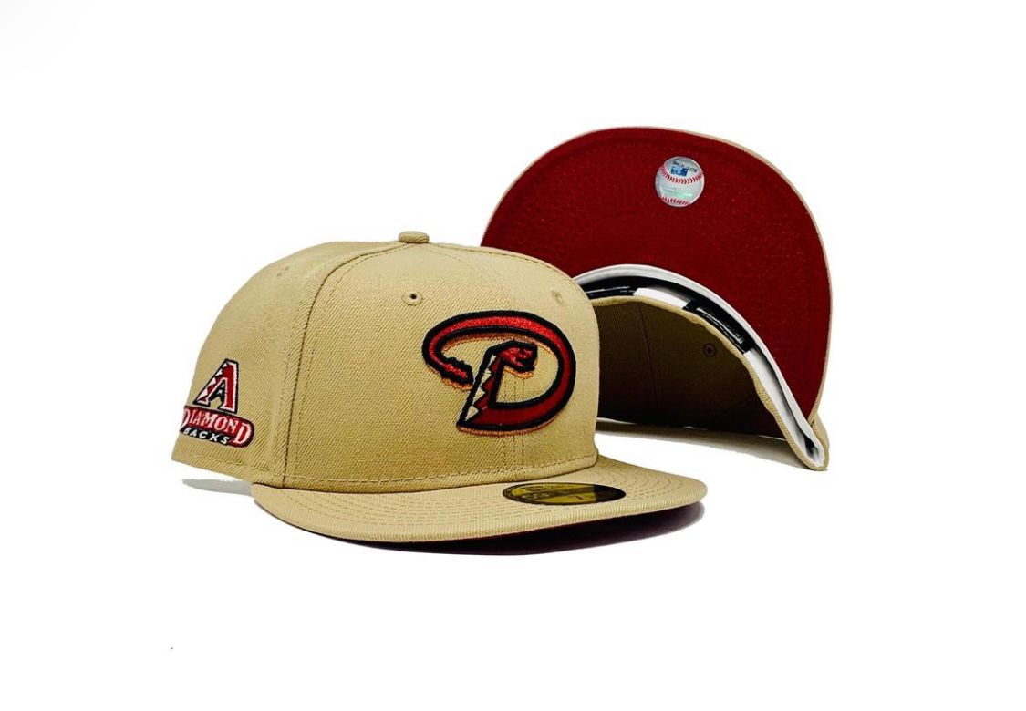 NEW ERA DESERT SUNRISE ARIZONA DIAMONDBACKS FITTED HAT (CAMEL/RUST O – So  Fresh Clothing