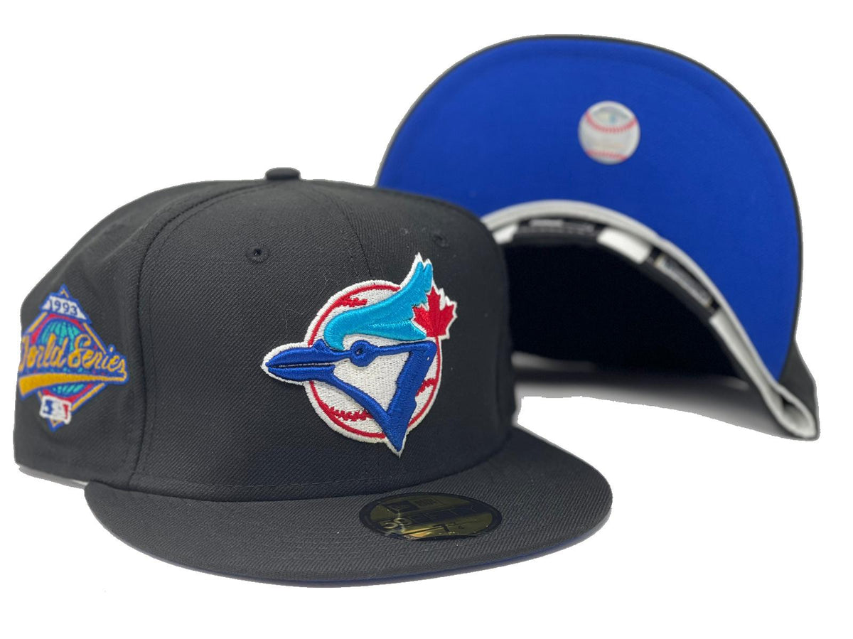 New Era Toronto Blue Jays Fitted Red Bottom Dark Grey (1993 World Series  Embroidery)