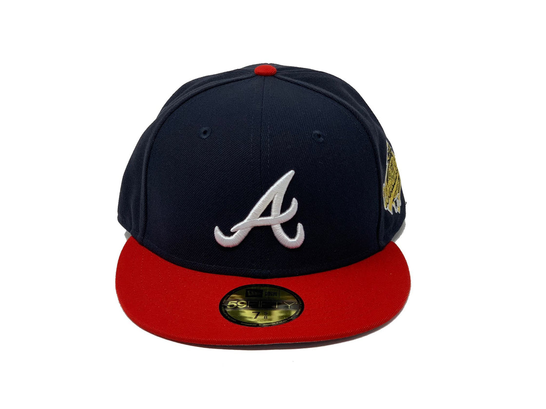Dark Blue Atlanta Braves 1995 World Series 59fifty New Era Fitted Hat