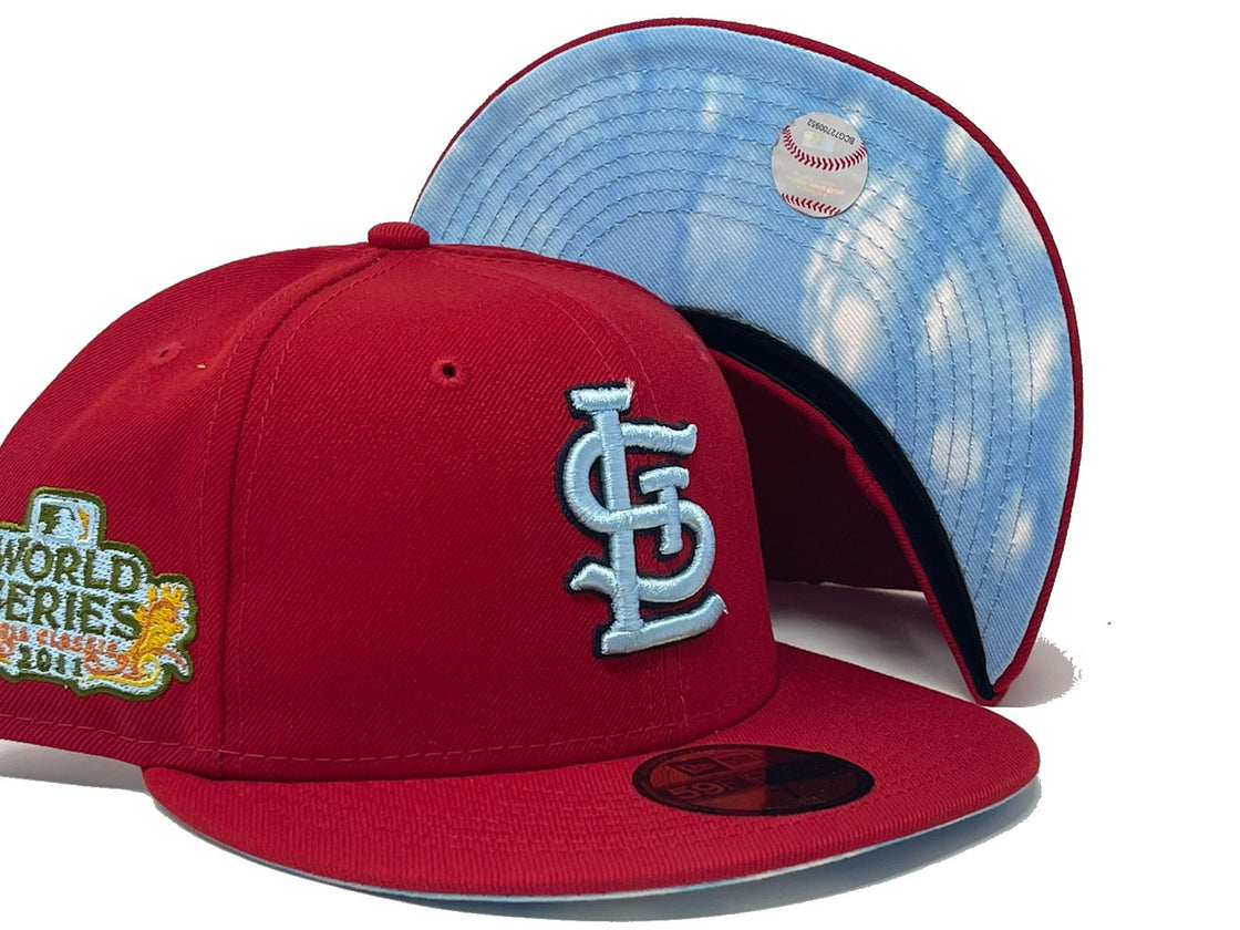 St. Louis Cardinals 2011 World Series Brim New Era Fitted Hat