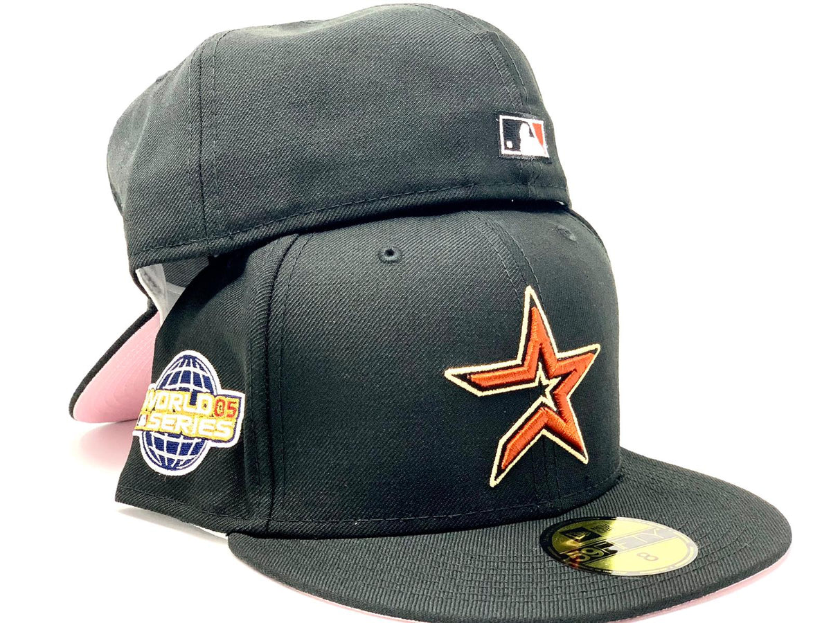 HOUSTON ASTROS 2005 WORLD SERIES BRICK RED PINK BRIM NEW ERA FITTED HA –  Sports World 165