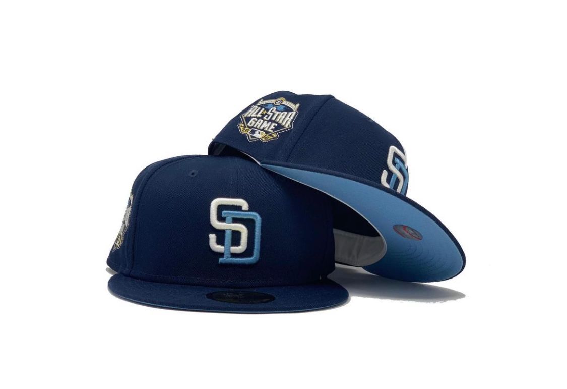 59Fifty New Era 7 1/4 On Field Cap - San Diego SD Padres - Blue Tan Camo