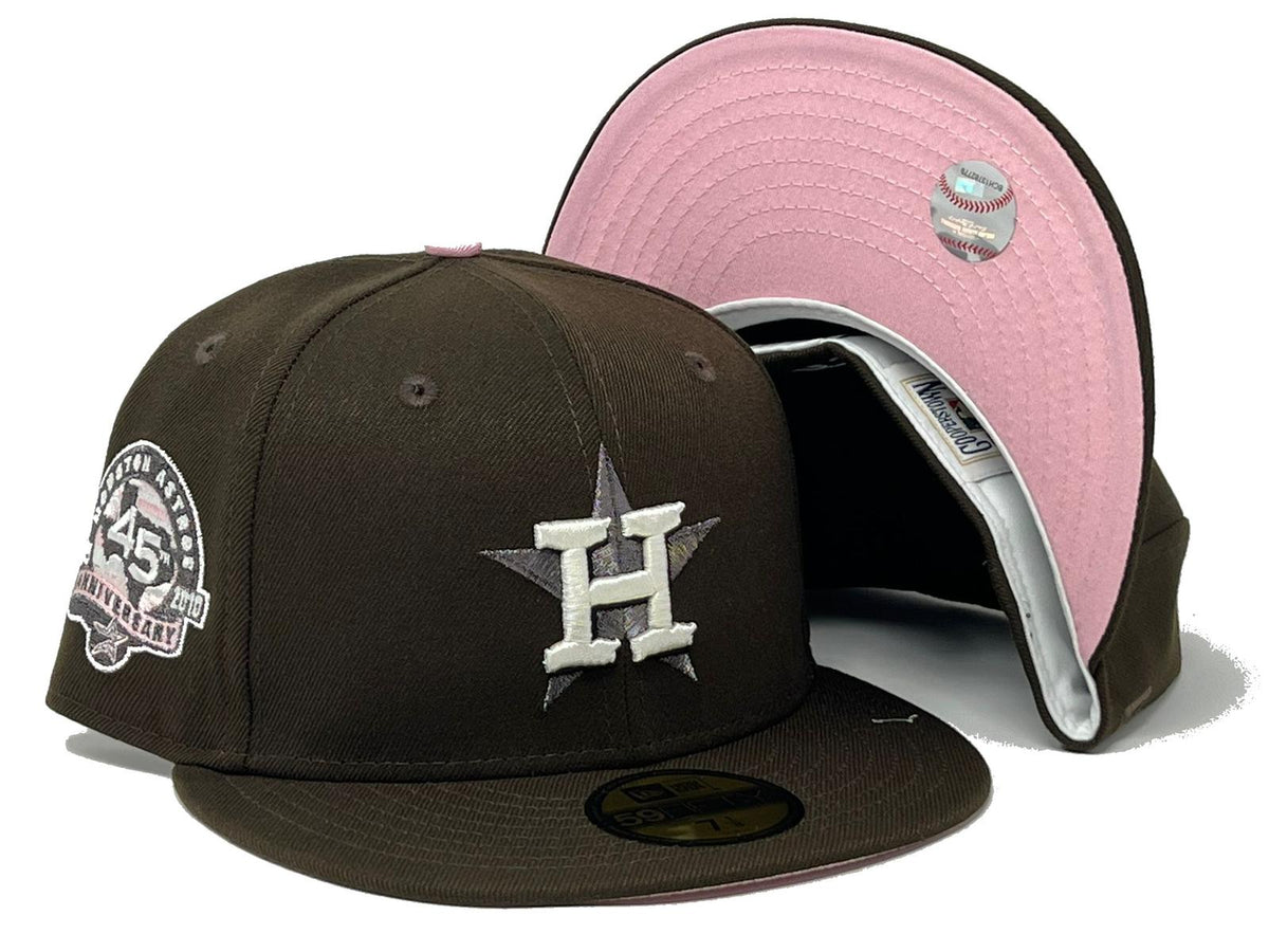 New Era Houston Astros Black/Pink 45th Anniversary Passion 59FIFTY Fitted  Hat