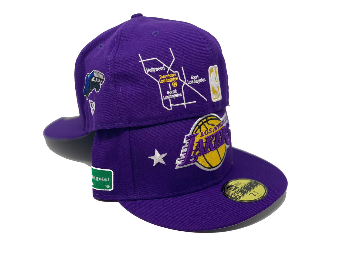 Purple Los Angels Lakers NBA City Transit Collection By New Era