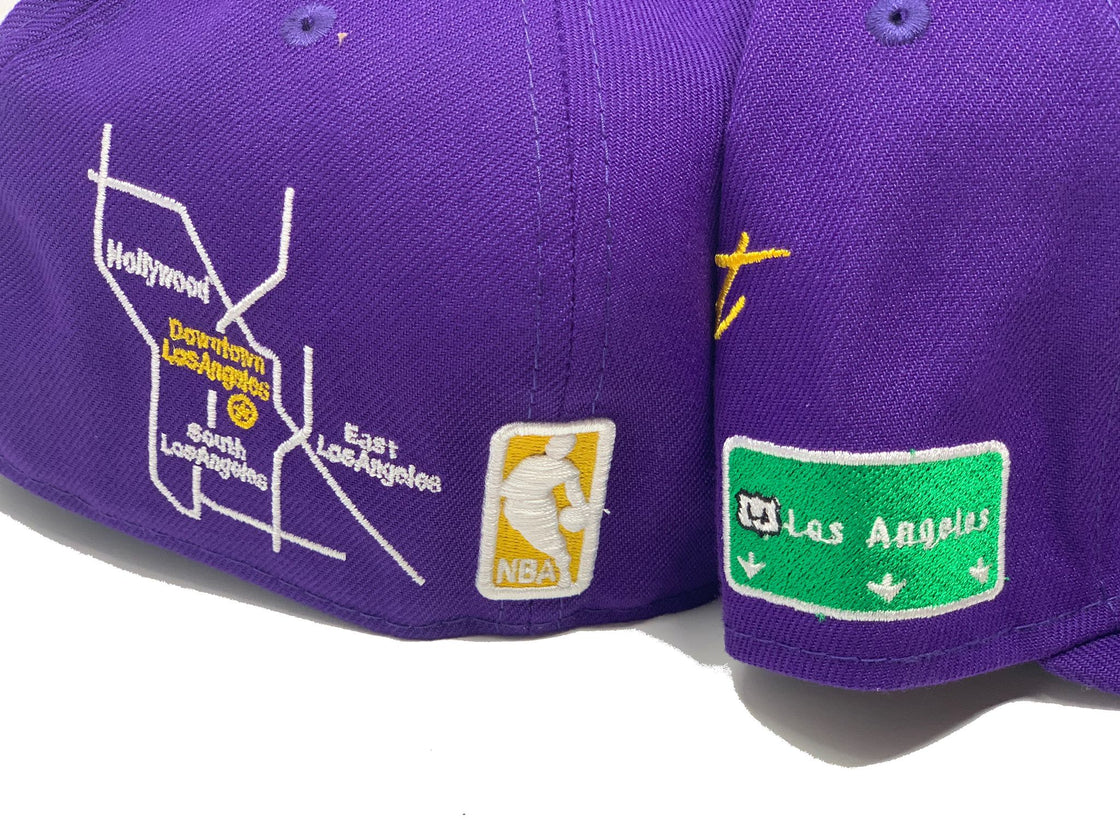Purple Los Angels Lakers NBA City Transit Collection By New Era