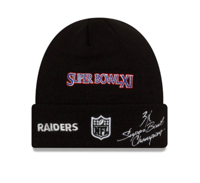 Las Vegas Raiders Championship Cuff Knit - Sports World 165