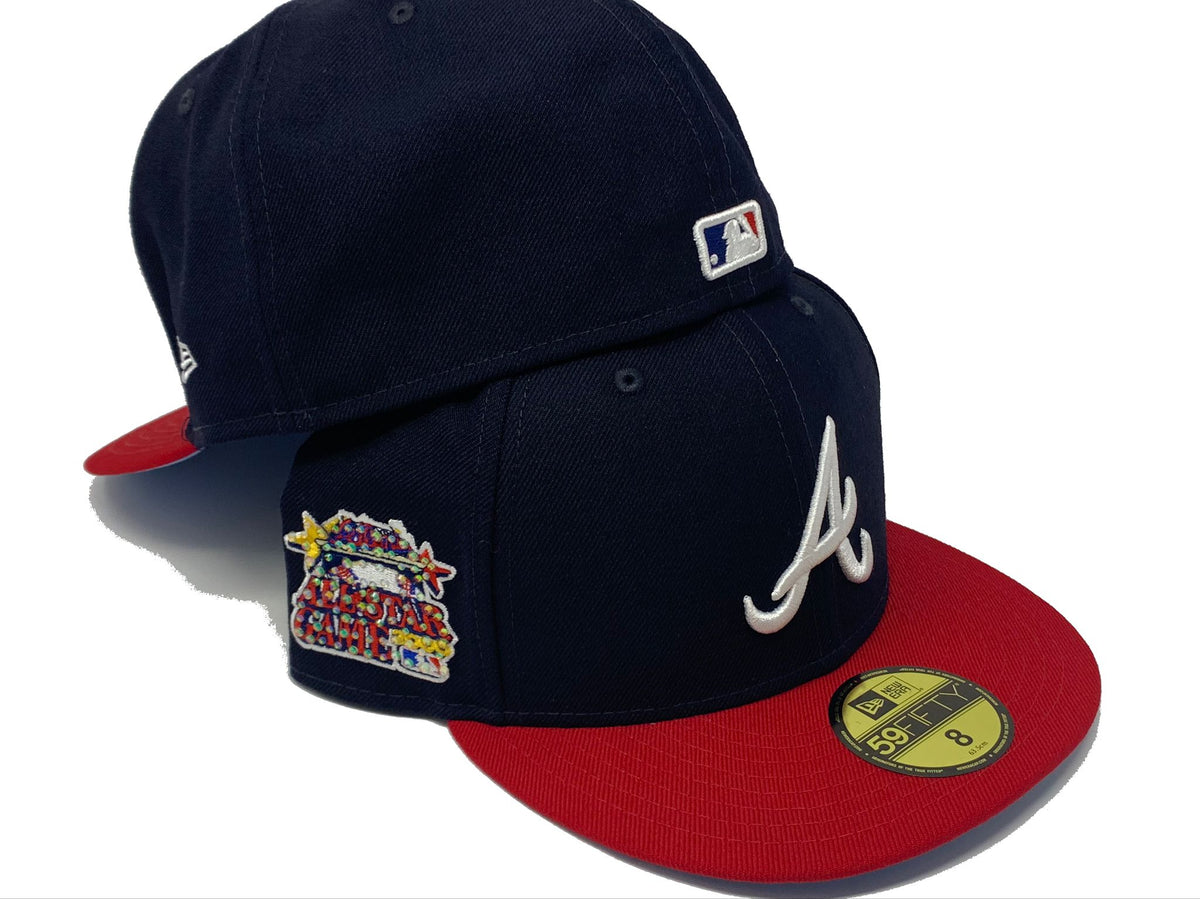 Atlanta Braves 2000 All-Star Game Off-White Burgundy 59Fifty Fitted Hat by  MLB x New Era