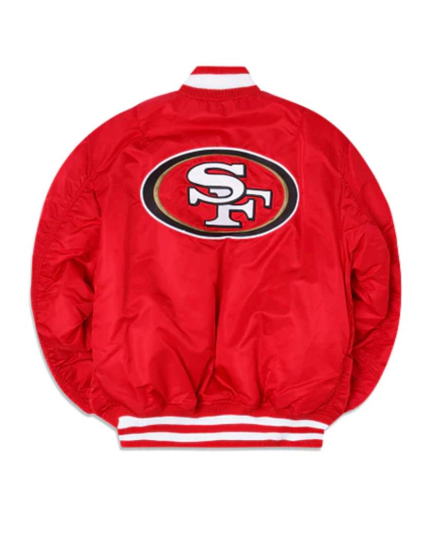 SAN FRANCISCO 49ERS Alpha Industries NEW ERA MA-1 Bomber Jacket – Sports  World 165