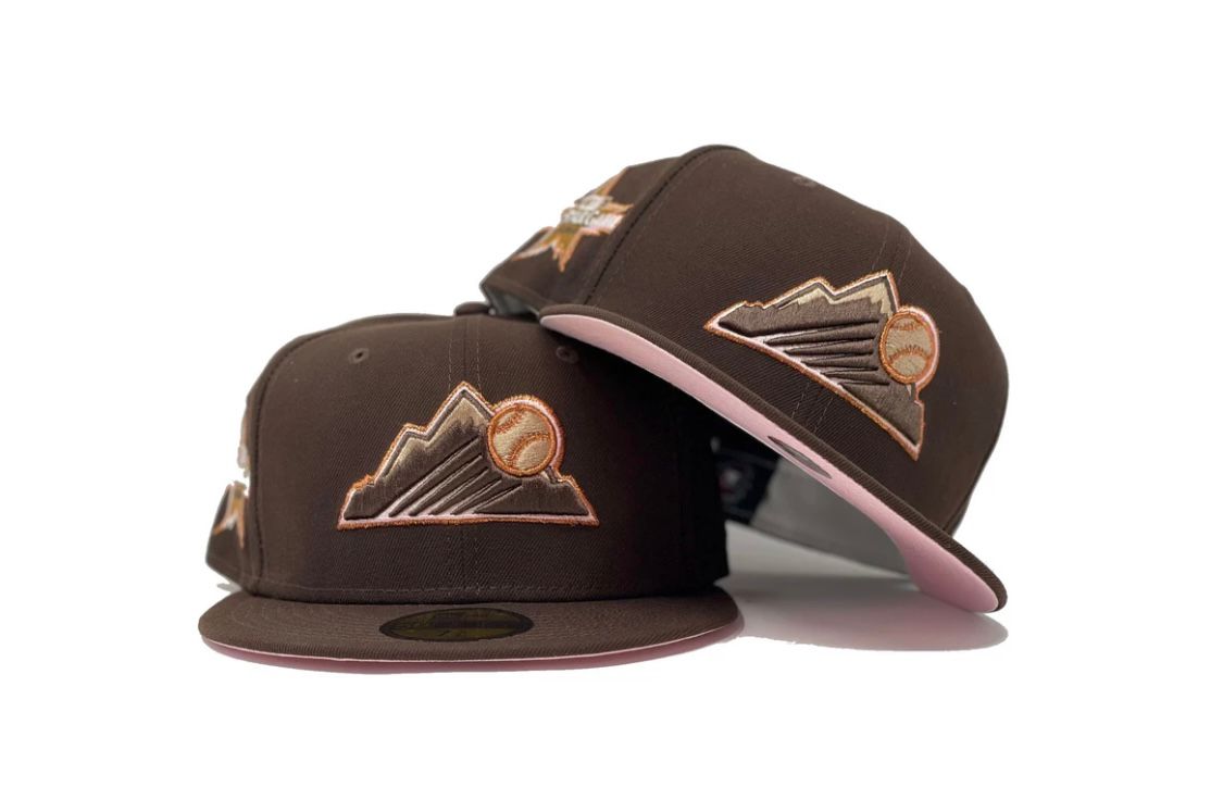 New Era Colorado Rockies 2021 All Star Game Patch Mountain Hat Club  Exclusive 59Fifty Fitted Hat Cardinal/Red Men's - SS22 - GB