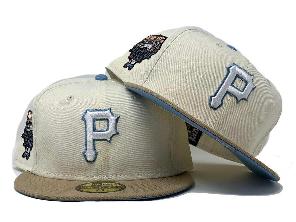 PITTSBURGH PIRATES 2006 ALL STAR GAME SKY BLUE BRIM NEW ERA FITTED HAT