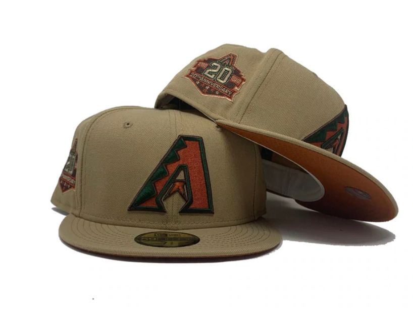 NEW ERA DESERT SUNRISE ARIZONA DIAMONDBACKS FITTED HAT (CAMEL/RUST O – So  Fresh Clothing