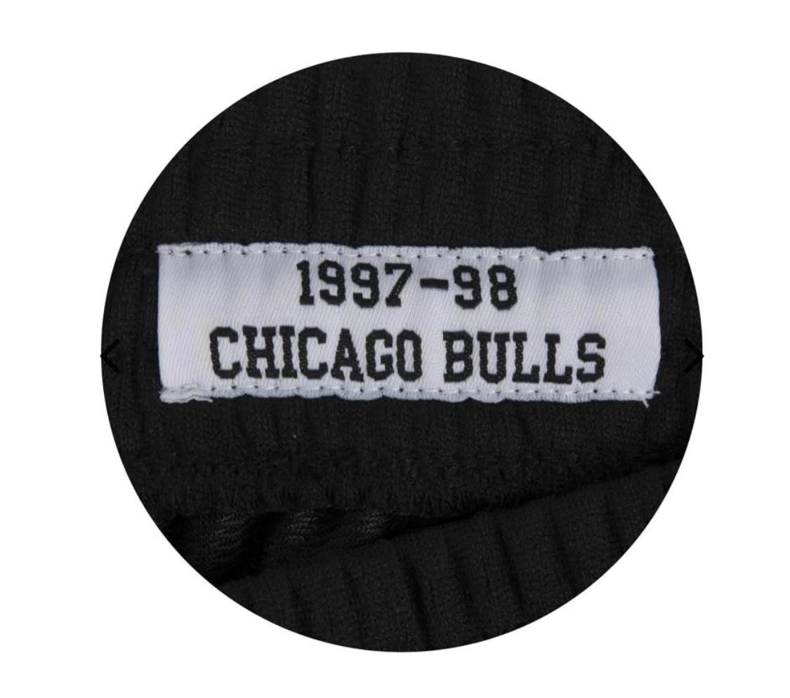 Mitchell & Ness Chicago Bulls Swingman Shorts Black