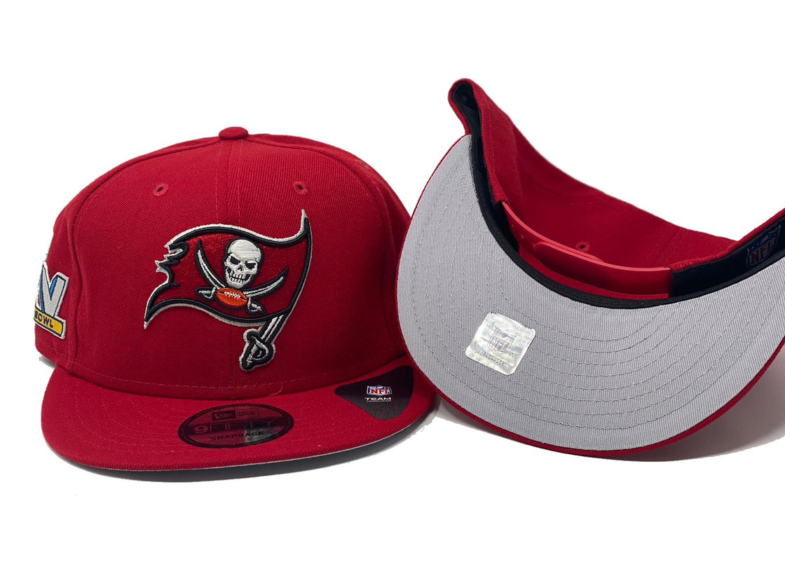 TAMPA BAY BUCCANEERS 55TH SUPER BOWL NEW ERA SNAPBACKS HAT