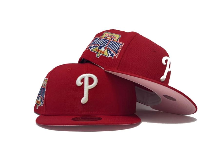 PHILADELPHIA PHILLIES 1993 WORLD SERIES RED ROYAL BLUE BRIM NEW