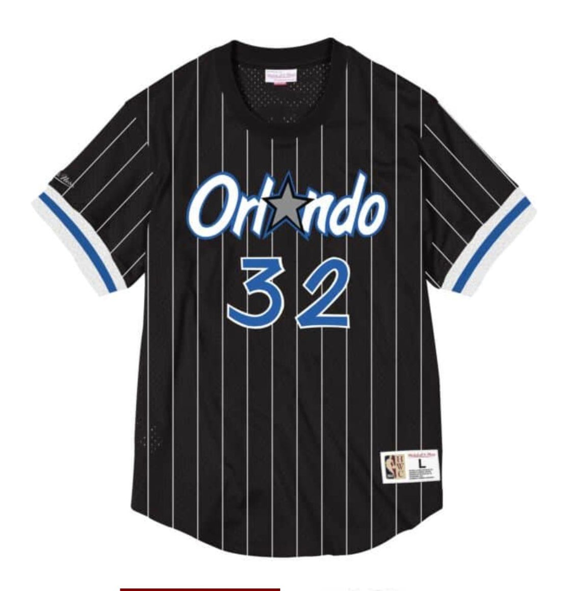Mitchell and Ness Name and Number Mesh Top Orlando Magic Shaquille O'Neal