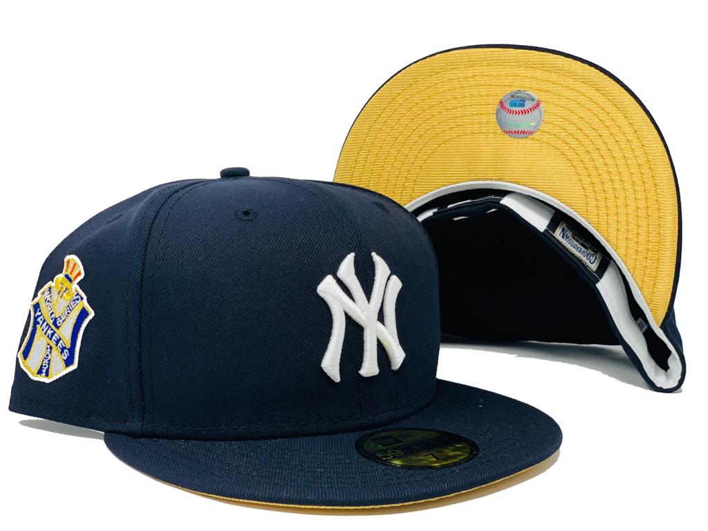 New York Yankees IMPERIAL Navy-Yellow Fitted Hat by New Era