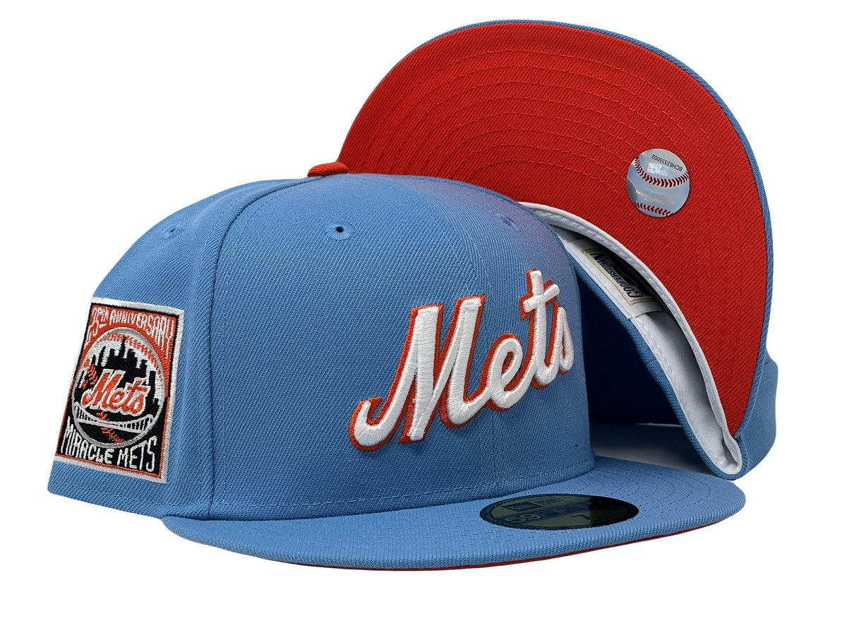 New Era 59FIFTY New York Mets 25th Anniversary Miracle Mets Patch Hat - Royal Royal / 8