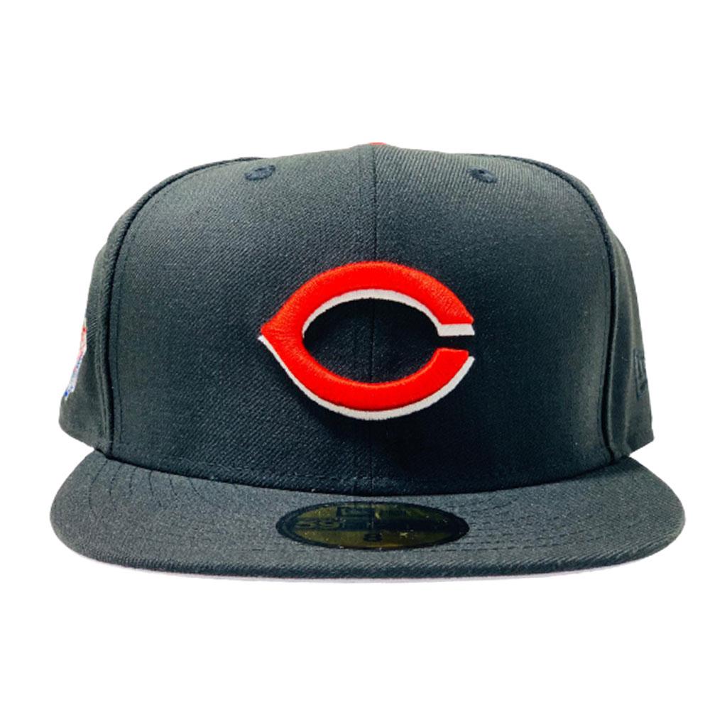 CINCINNATI REDS 1990 WORLD SERIES GRAY BRIM NEW ERA FITTED HAT