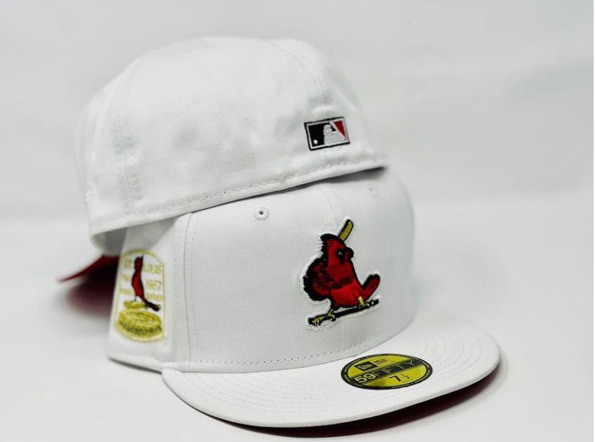 new cap hat St Louis Cardinal Sports Baseball Mascot Logo Black