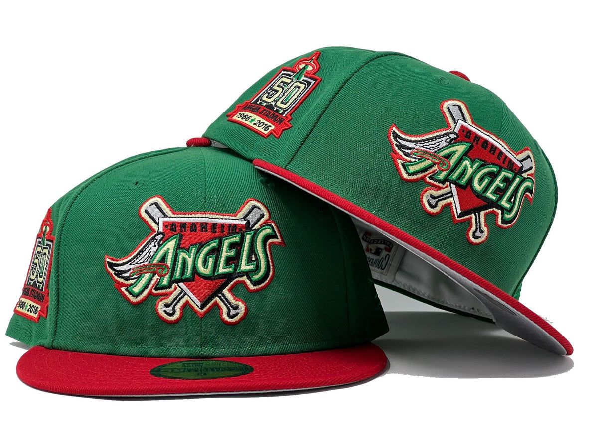 St. Louis Cardinals New Era 1966 All-Star Game Side Patch Yellow Undervisor  59FIFTY Fitted Hat - Kelly Green