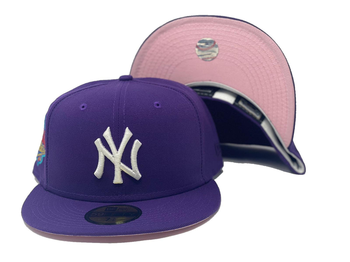 New York Yankees 1999 World Series purple cap pink UV NewEra 5950