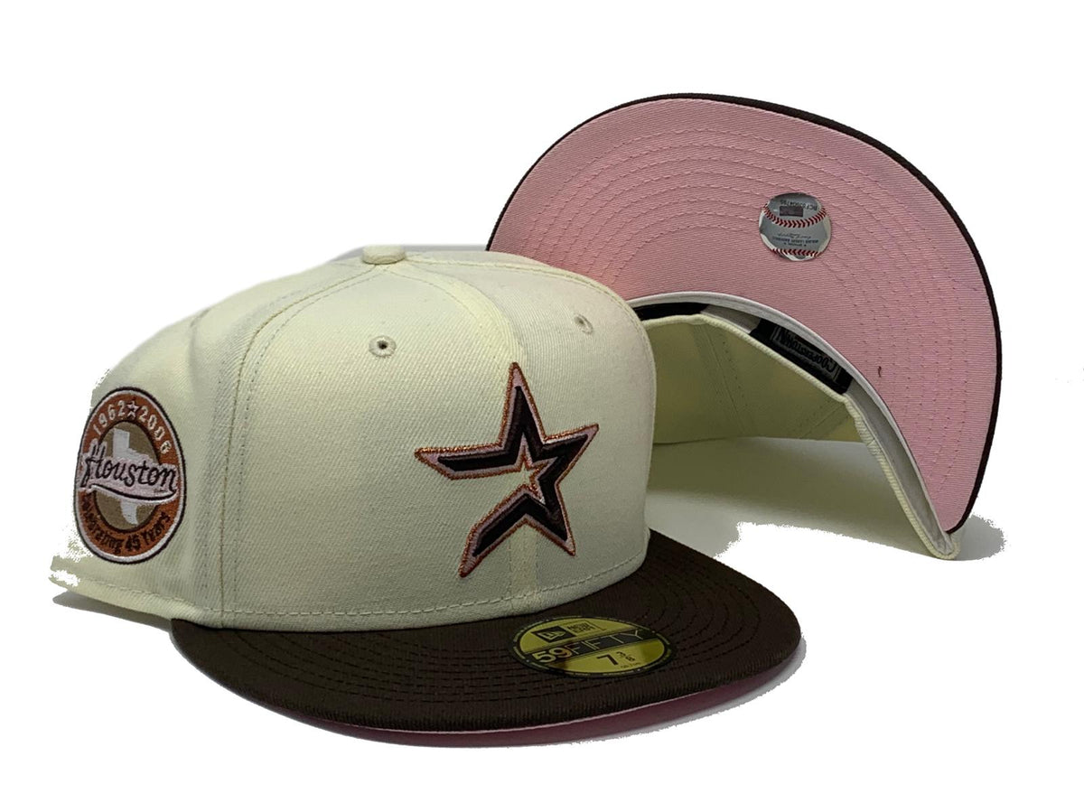 New Era Houston Astros Black/Pink 45th Anniversary Passion 59FIFTY Fitted  Hat