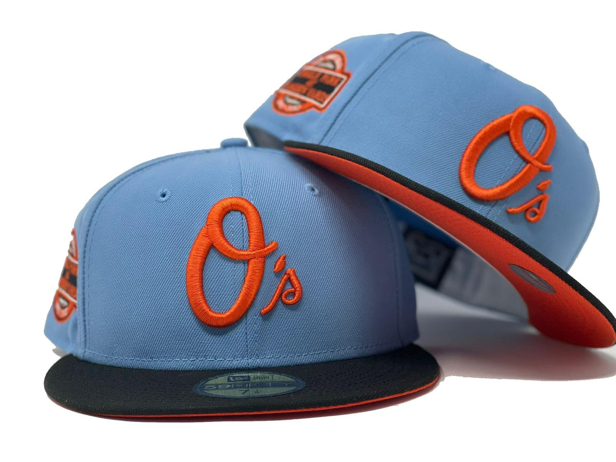 Sky Blue Baltimore Orioles Custom New Era 59Fifty Fitted Hat – Sports World  165