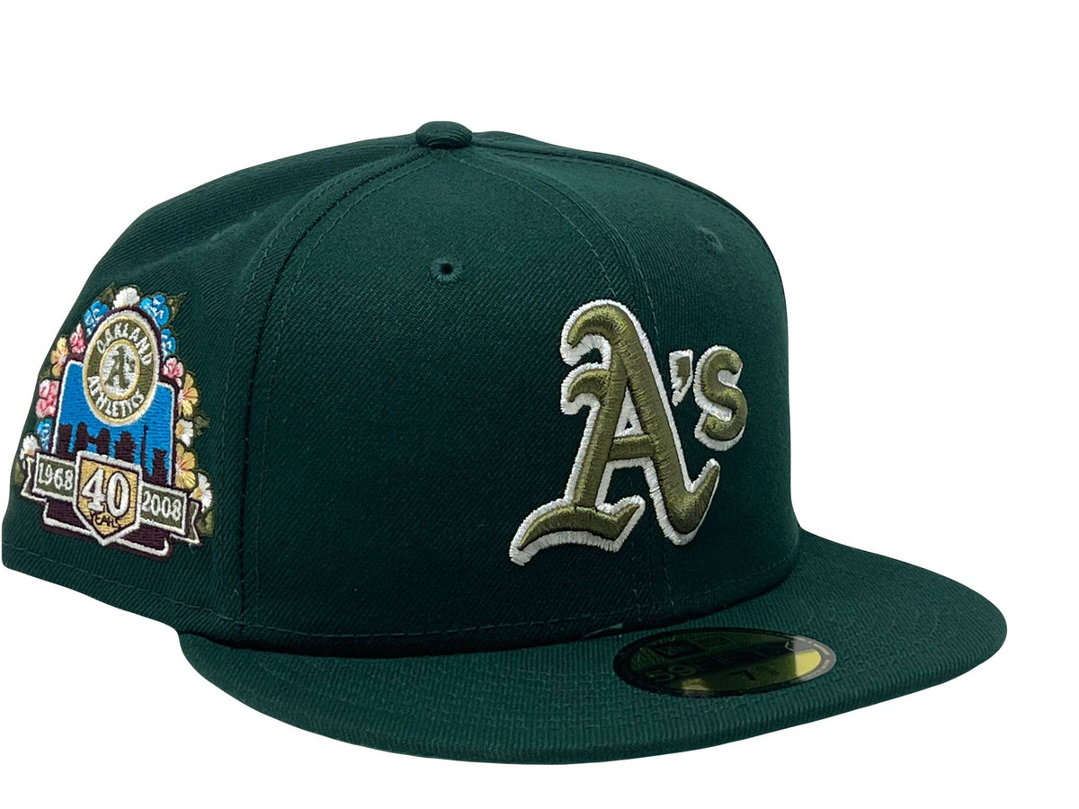 New Era Oakland Athletics 40th Anniversary Bourbon Throwback Edition 59FIFTY Fitted Hat