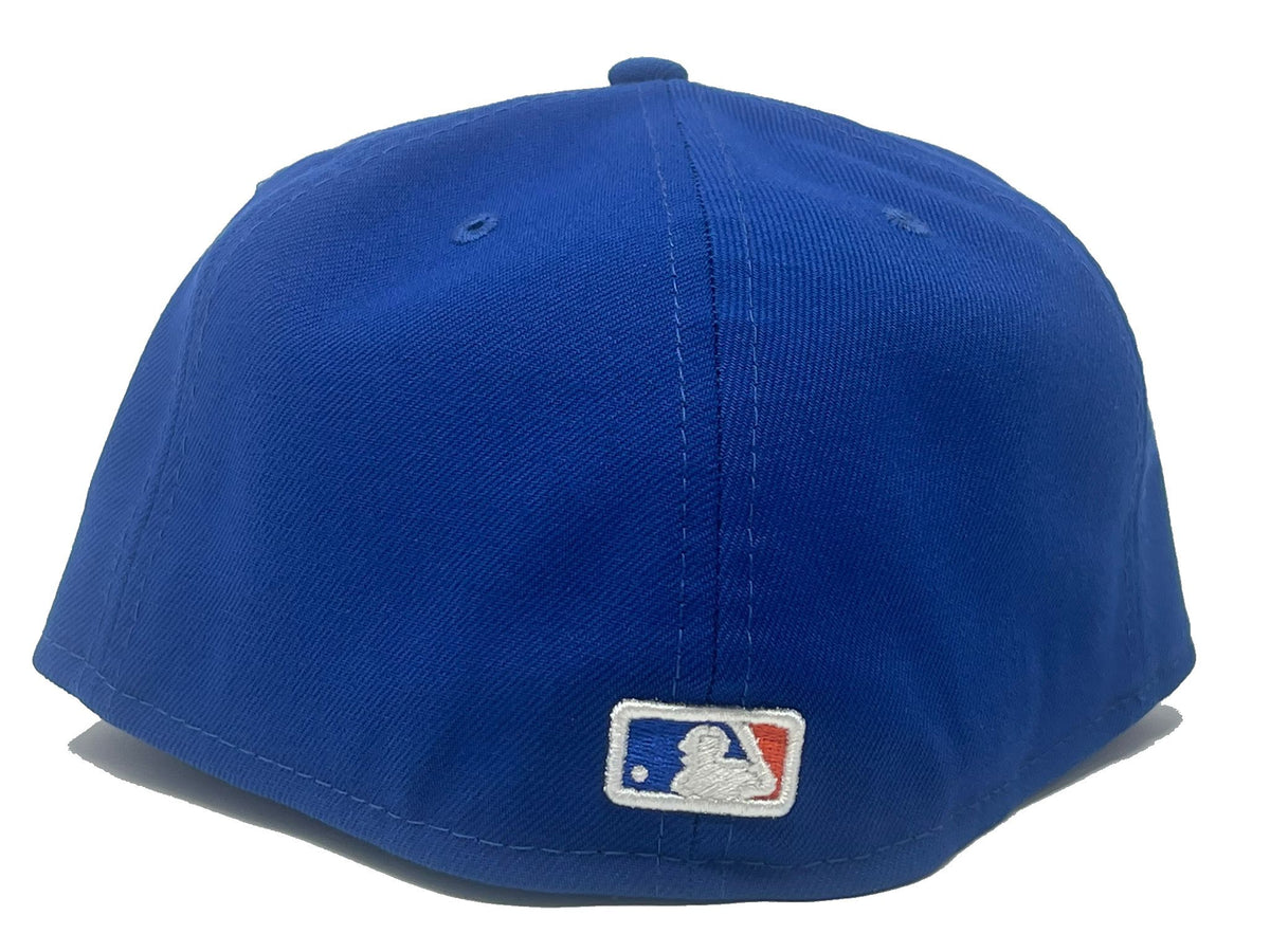 New York Mets Floral print Brim New Era Fitted hat