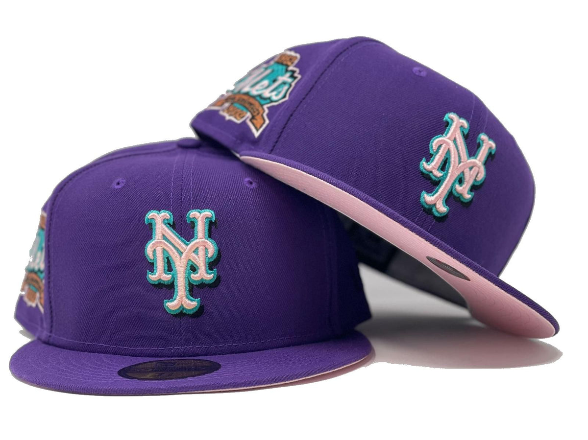 NEW YORK METS 50TH ANNIVERSARY LIGHT PURPLE PINK BRIM NEW ERA