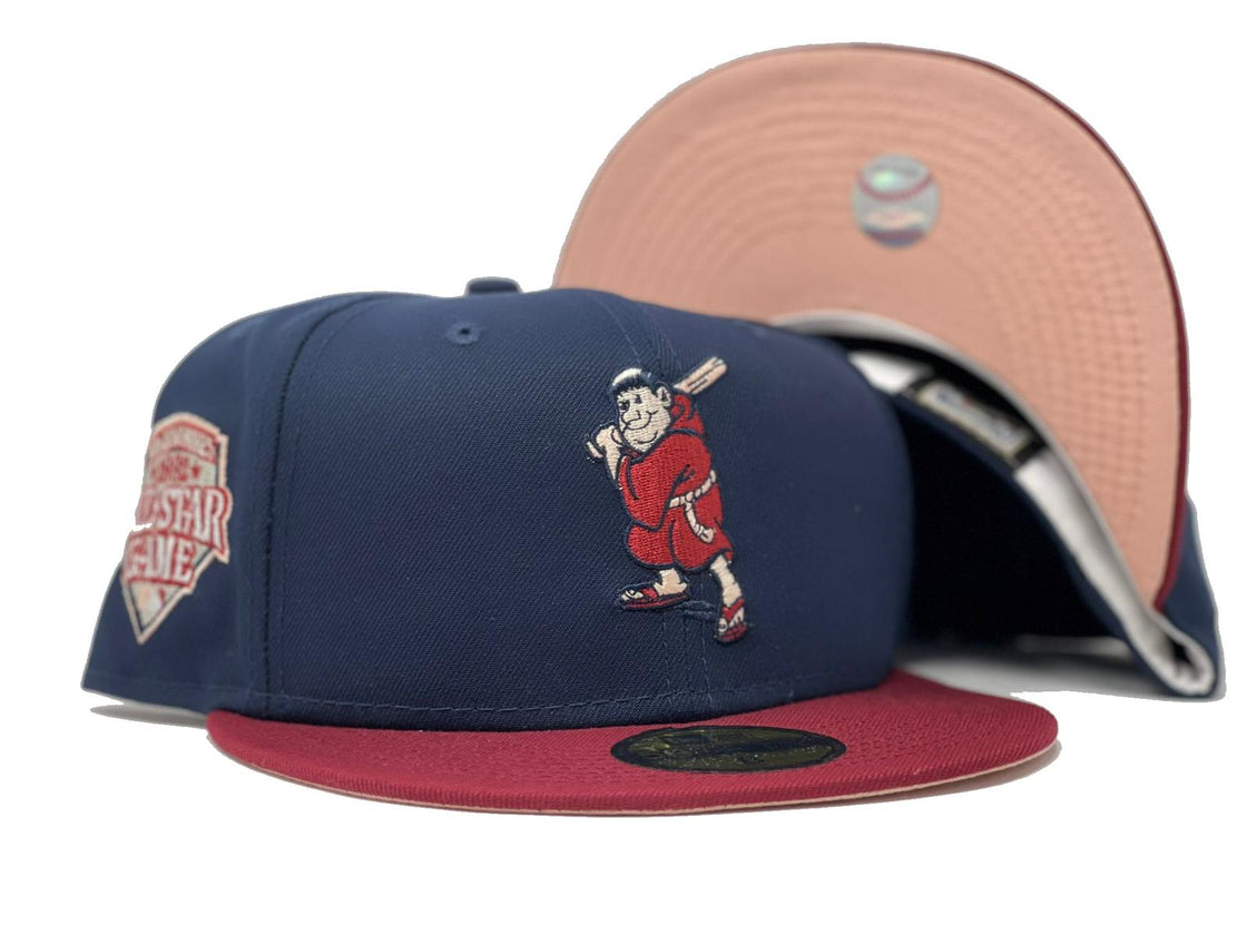 Navy Blue San Diego Padres 1992 All Star Game Blood Moon Fitted Hat