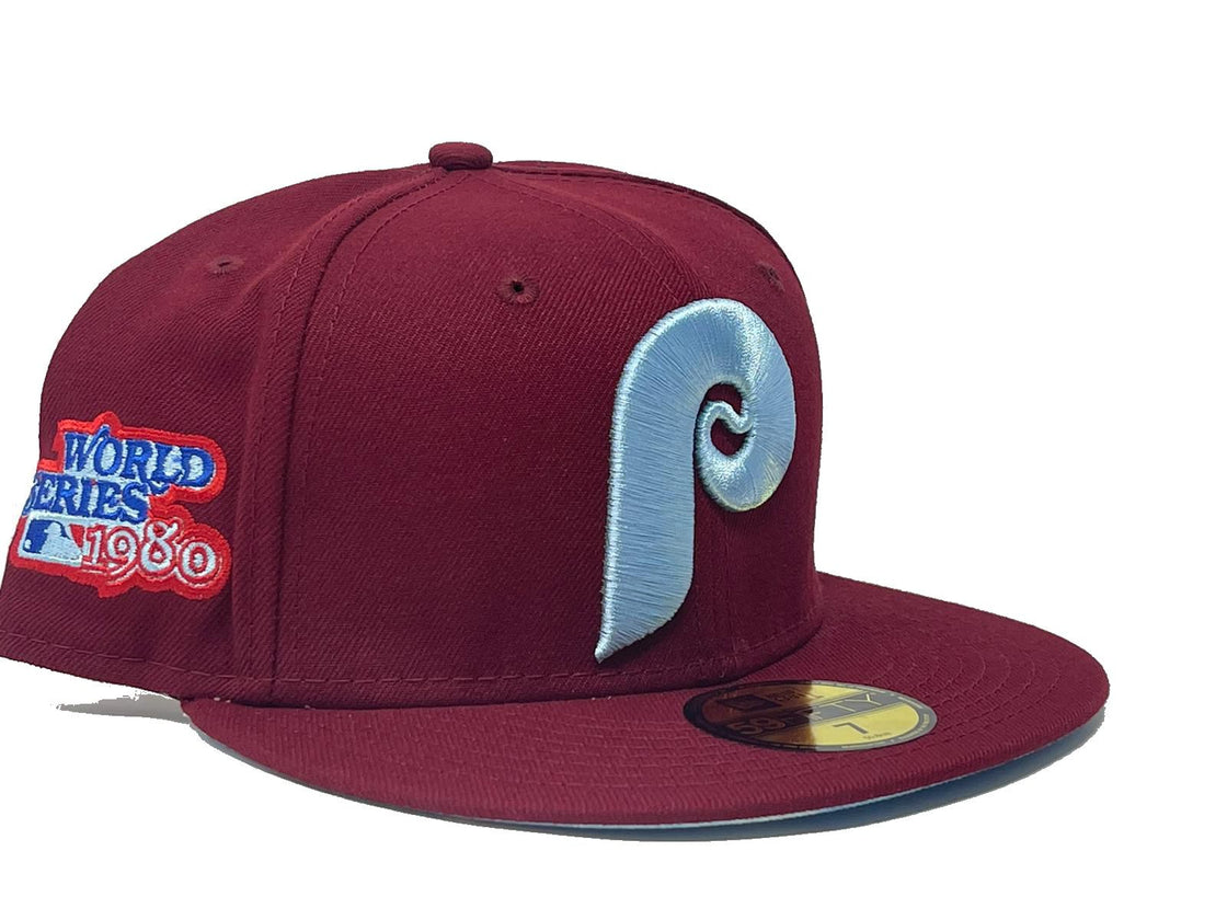 Philadelphia Phillies 1980 World Series Cloud Under Brim New Era Fitted Hat