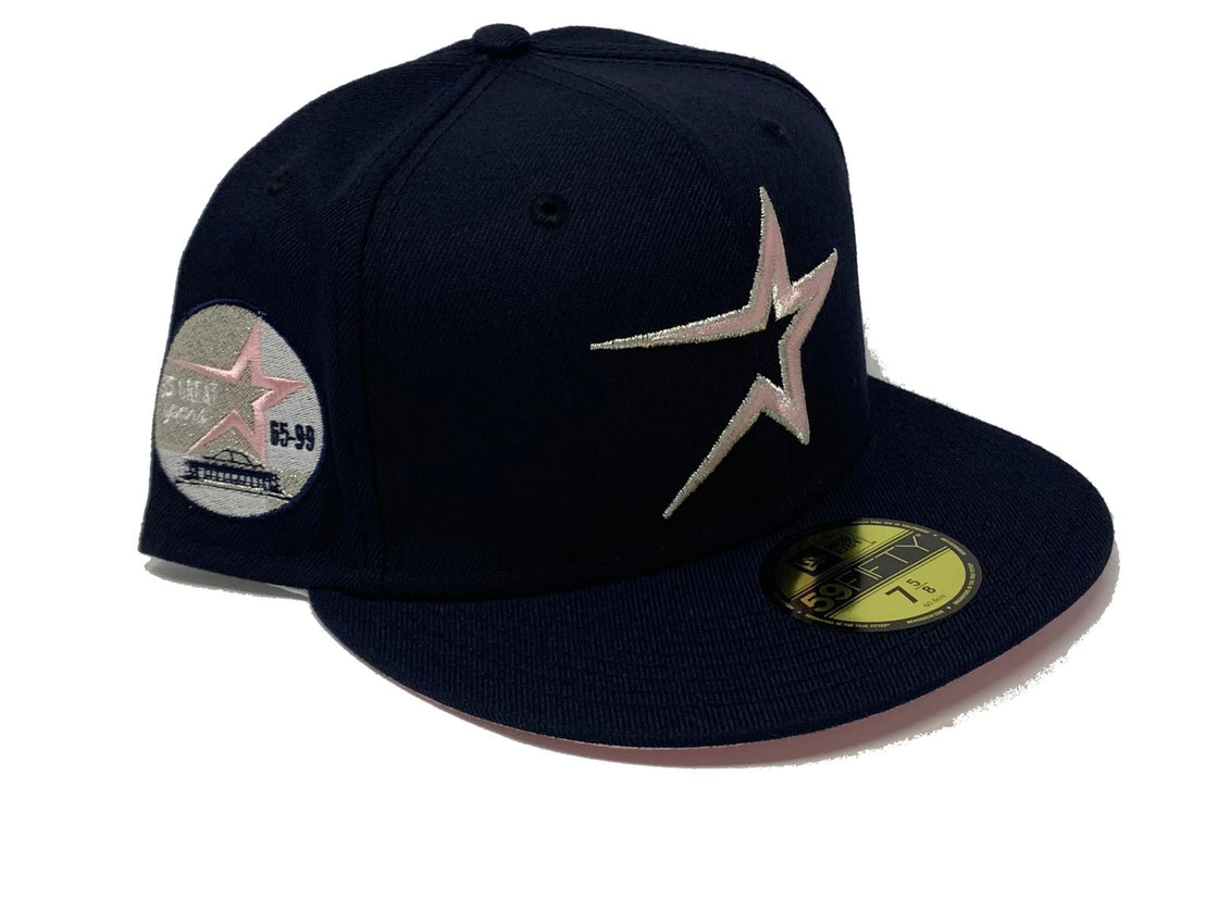 HOUSTON ASTROS 35TH ANNIVERSARY NAVY PINK BRIM NEW ERA FITTED HAT