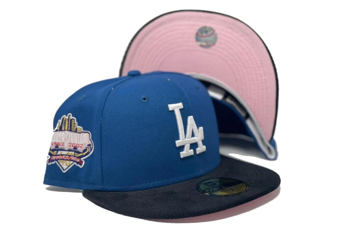 The 4th Quarter X New Era LA Dodgers 60th Anniversary Patch Pink Concha Sz  7 1/2