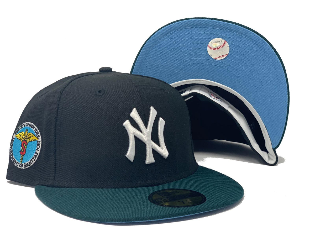 NEW YORK YANKEES DEPARTMENT OF SANITATION DARK GREEN GRAY BRIM HAT – Sports  World 165