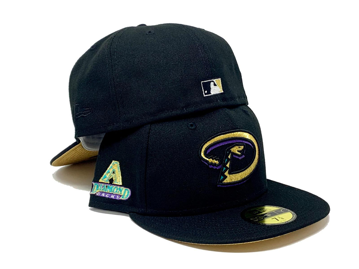 ARIZONA DIAMONDBACKS BLACK RED BRIM NEW ERA FITTED HAT – Sports World 165