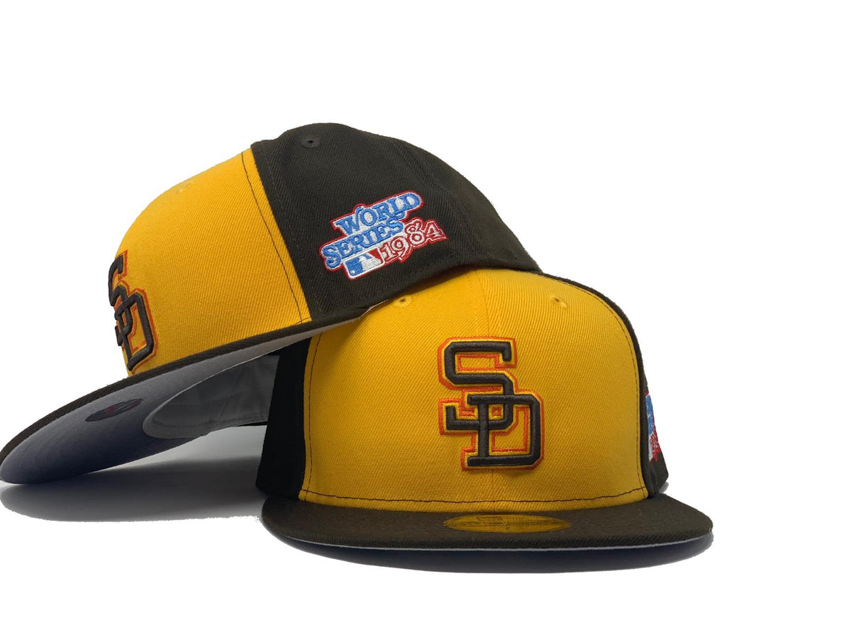 New Era 59Fifty San Diego Padres 1984 World Series Patch Hat - Brown – Hat  Club