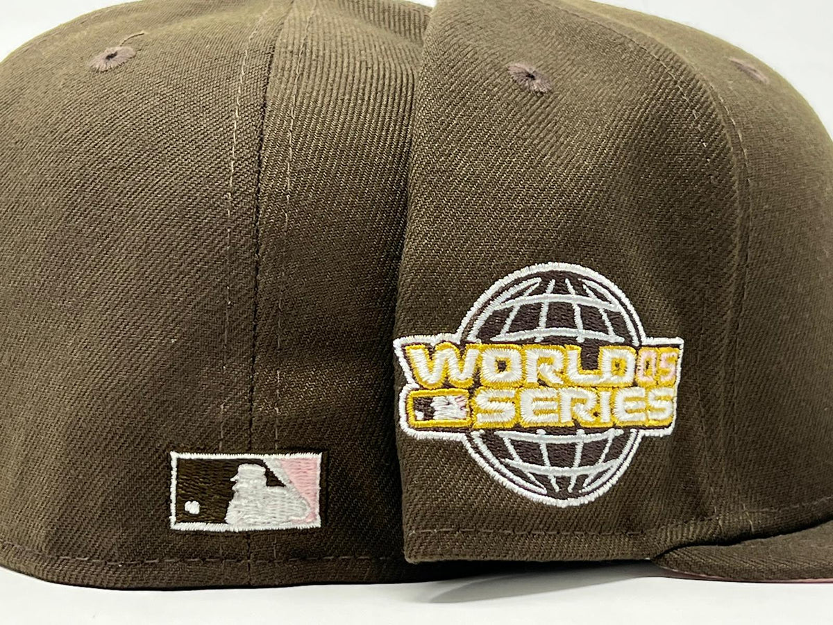 HOUSTON ASTROS 2005 WORLD SERIES YELLOW PINK BRIM NEW ERA FITTED HAT –  Sports World 165