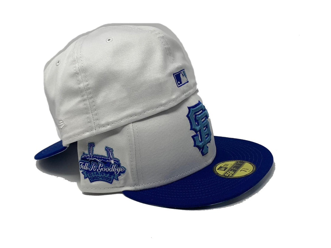 White San Francisco Giants Candelstick Park Custom New Era Fitted