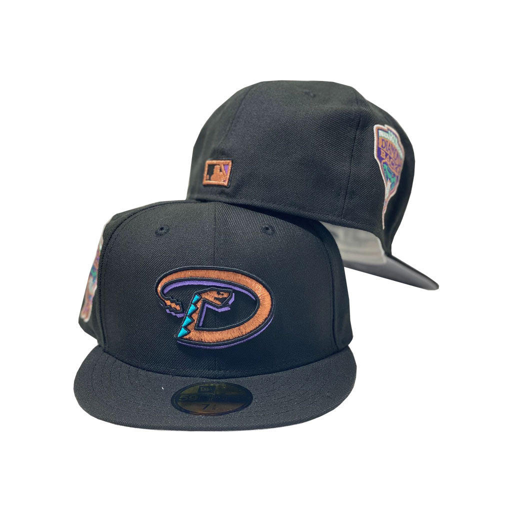 ARIZONA DIAMONDBACKS 1998 INAUGURAL SEASON LIGHT BRONZE NAVY VISOR ICY –  Sports World 165