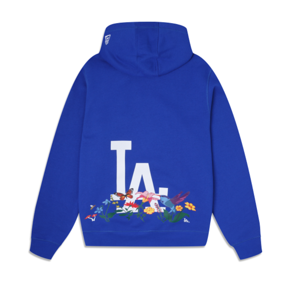 LOS ANGELES DODGERS BLOOMING NEW ERA HOODIE