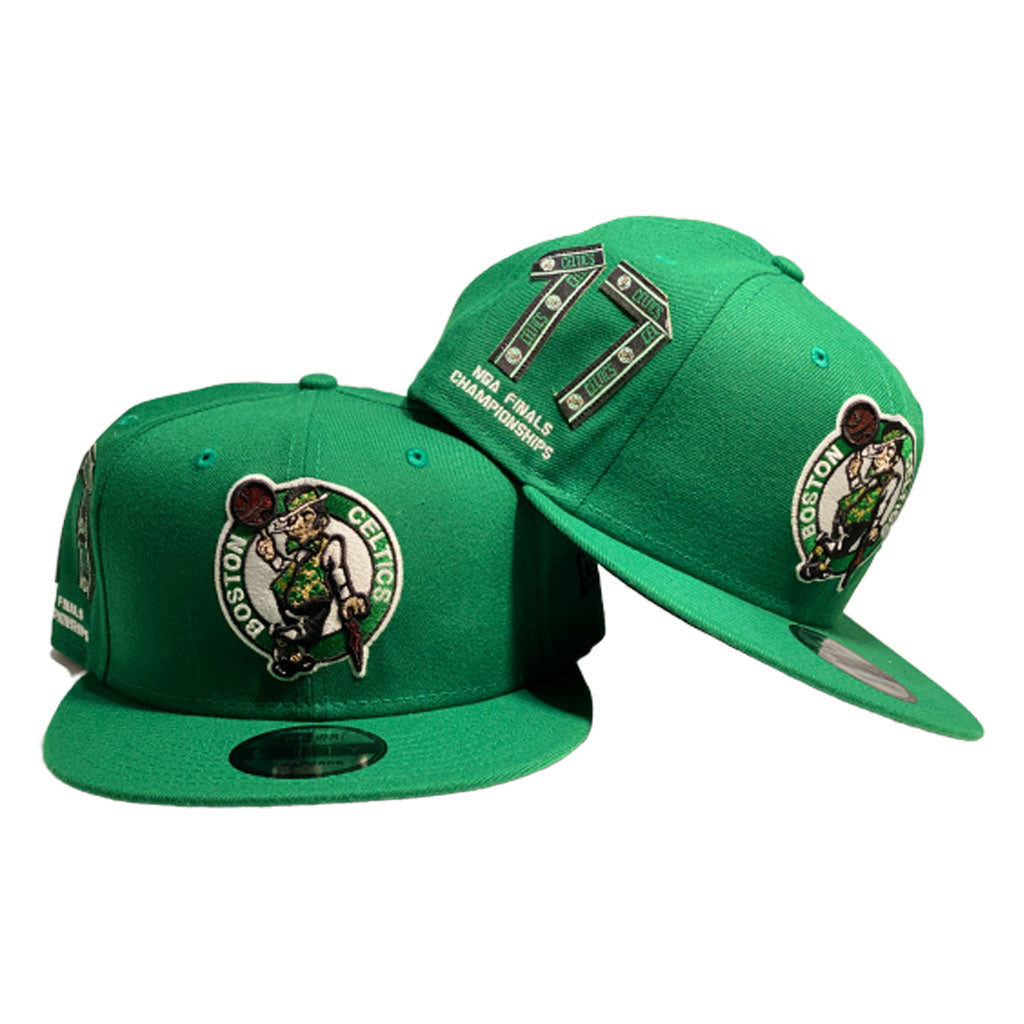 Boston Celtics New Era 2019/20 City Edition On Court 9FIFTY Snapback  Adjustable Hat - Green/Gold