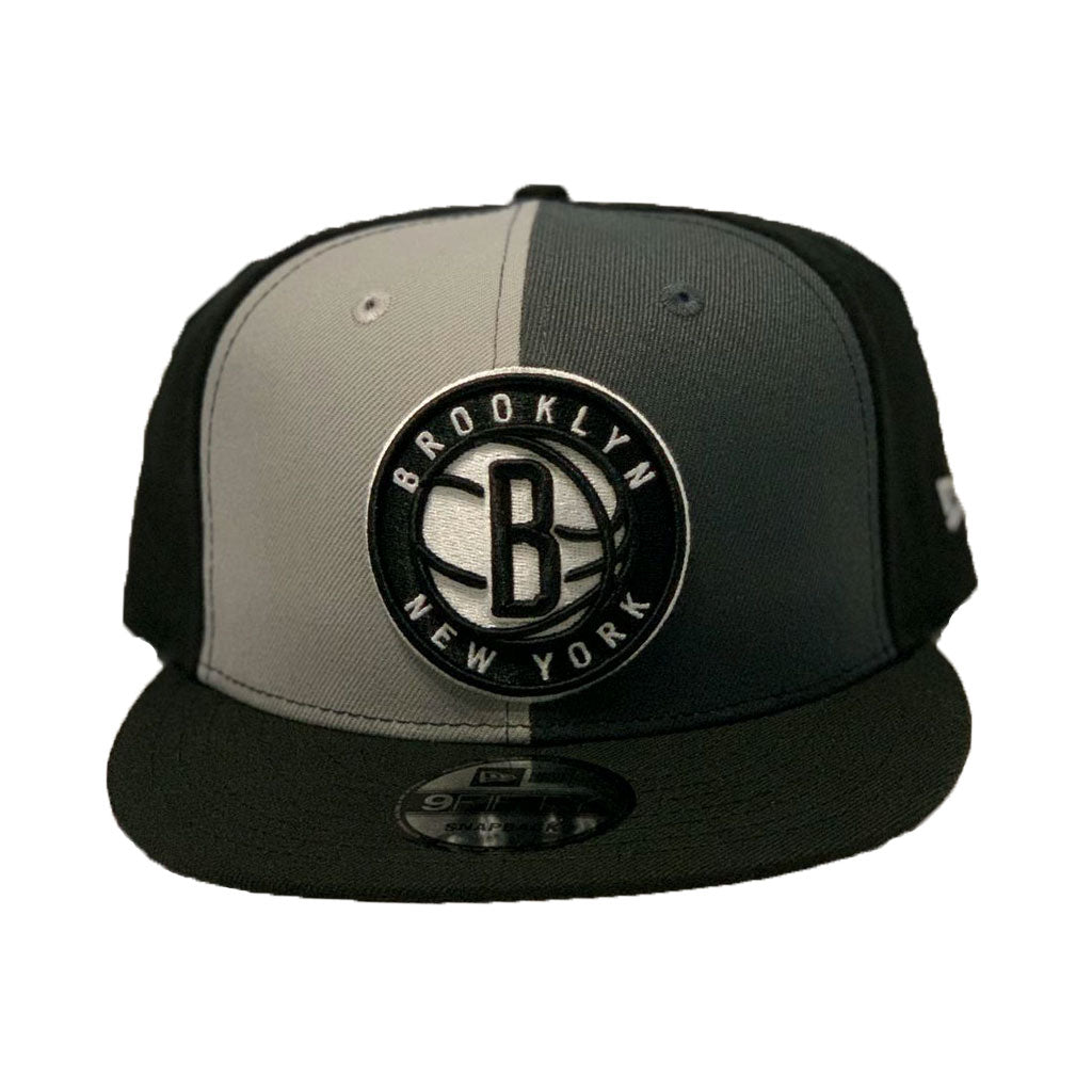 Brooklyn Nets Black Gray Graphite New Era Snapback