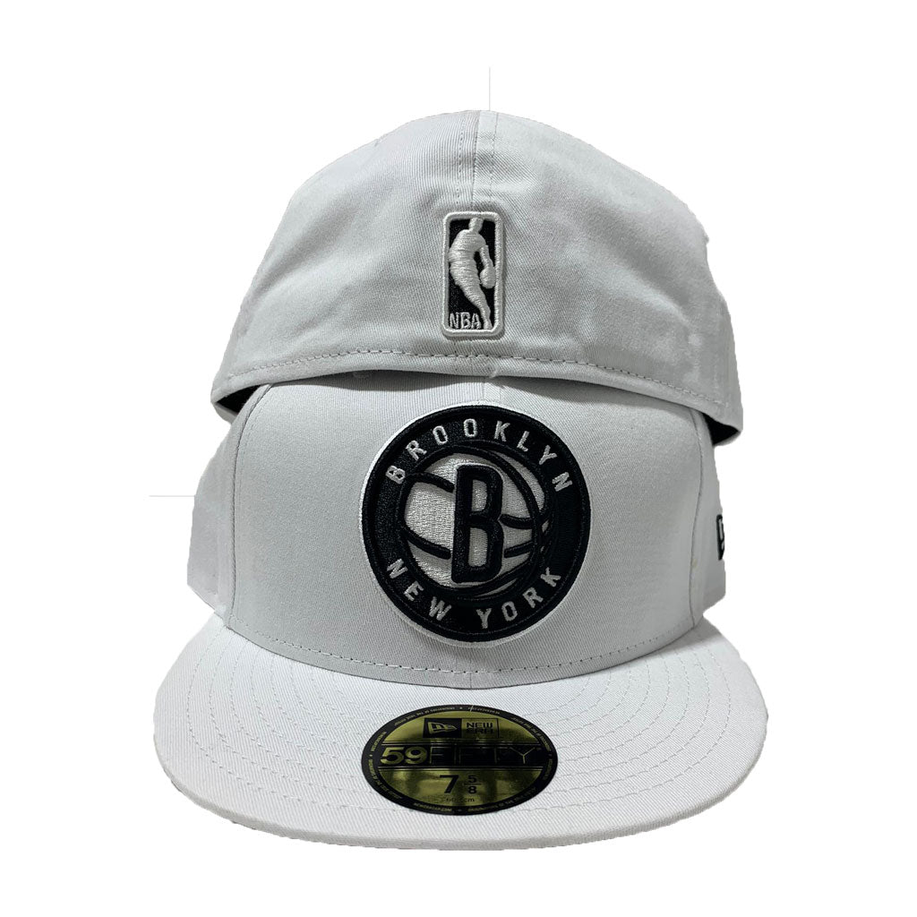 Official New Era NBA Authentics City Edition Brooklyn Nets White 59FIFTY  Fitted Cap B9548_860 B9548_860