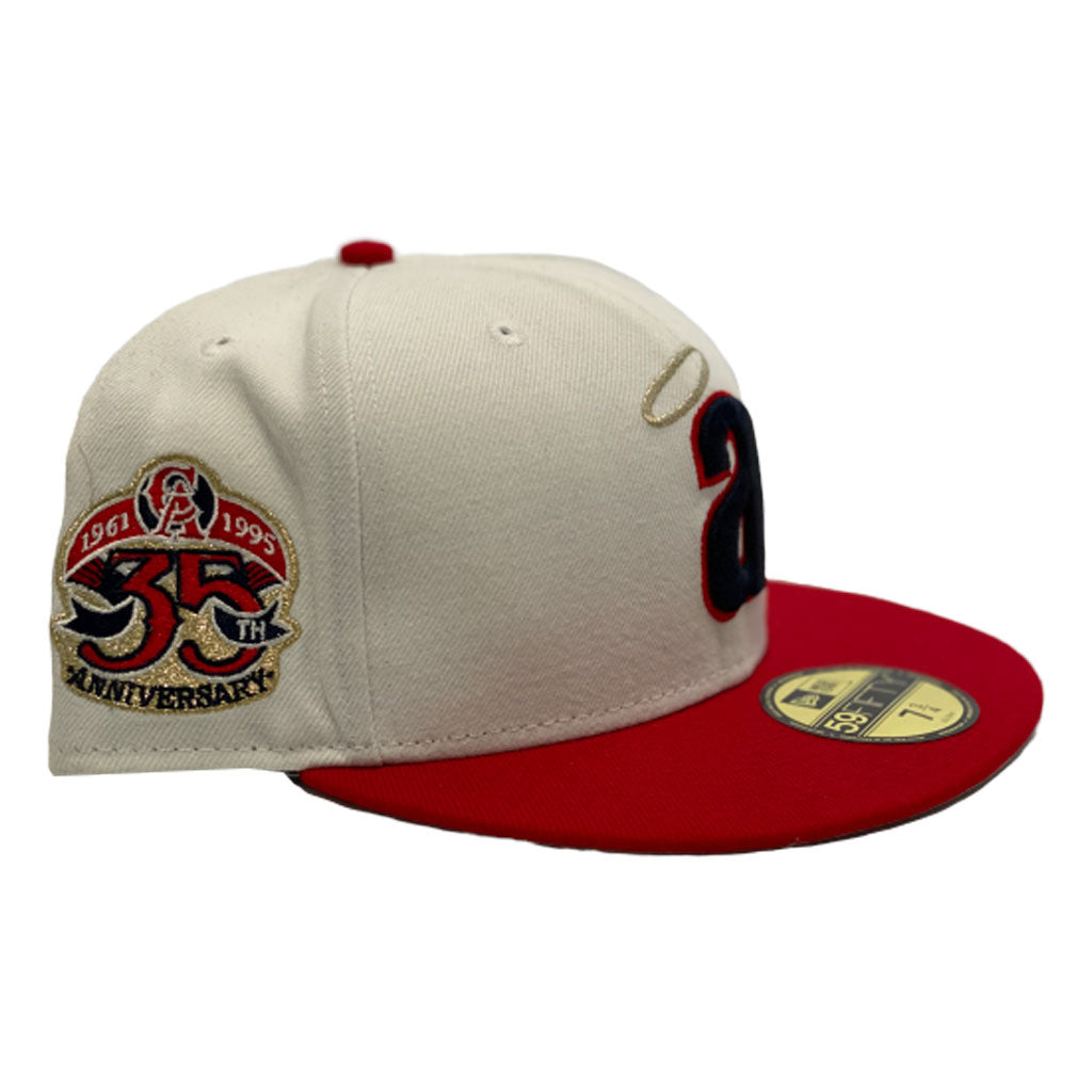 New Era California Angels 35th Anniversary Throwback Edition 59Fifty Fitted  Hat