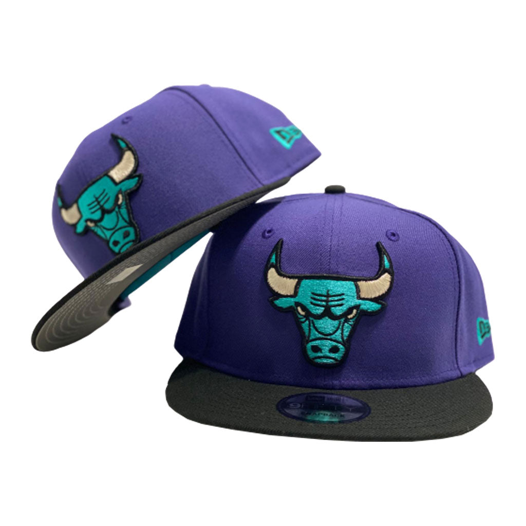 Chicago Bulls Windy City 9FIFTY NBA New Era Gray & Purple Snapback Hat –  USA CAP KING