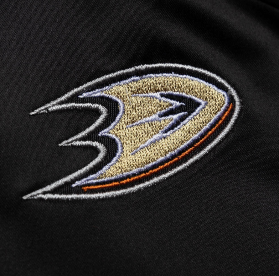Anaheim Ducks Mitchell And Ness Satin Jacket
