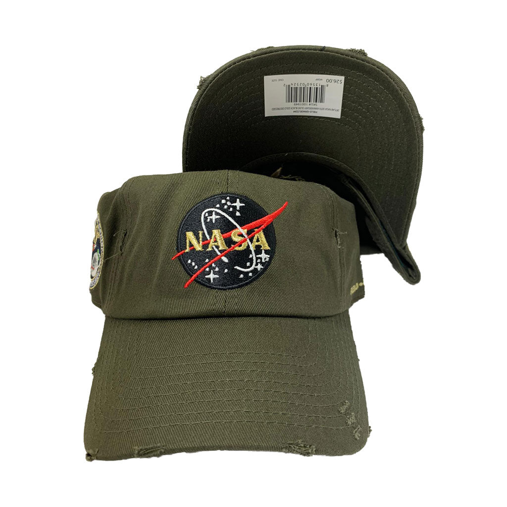 NASA Military Gold Leaf Hat