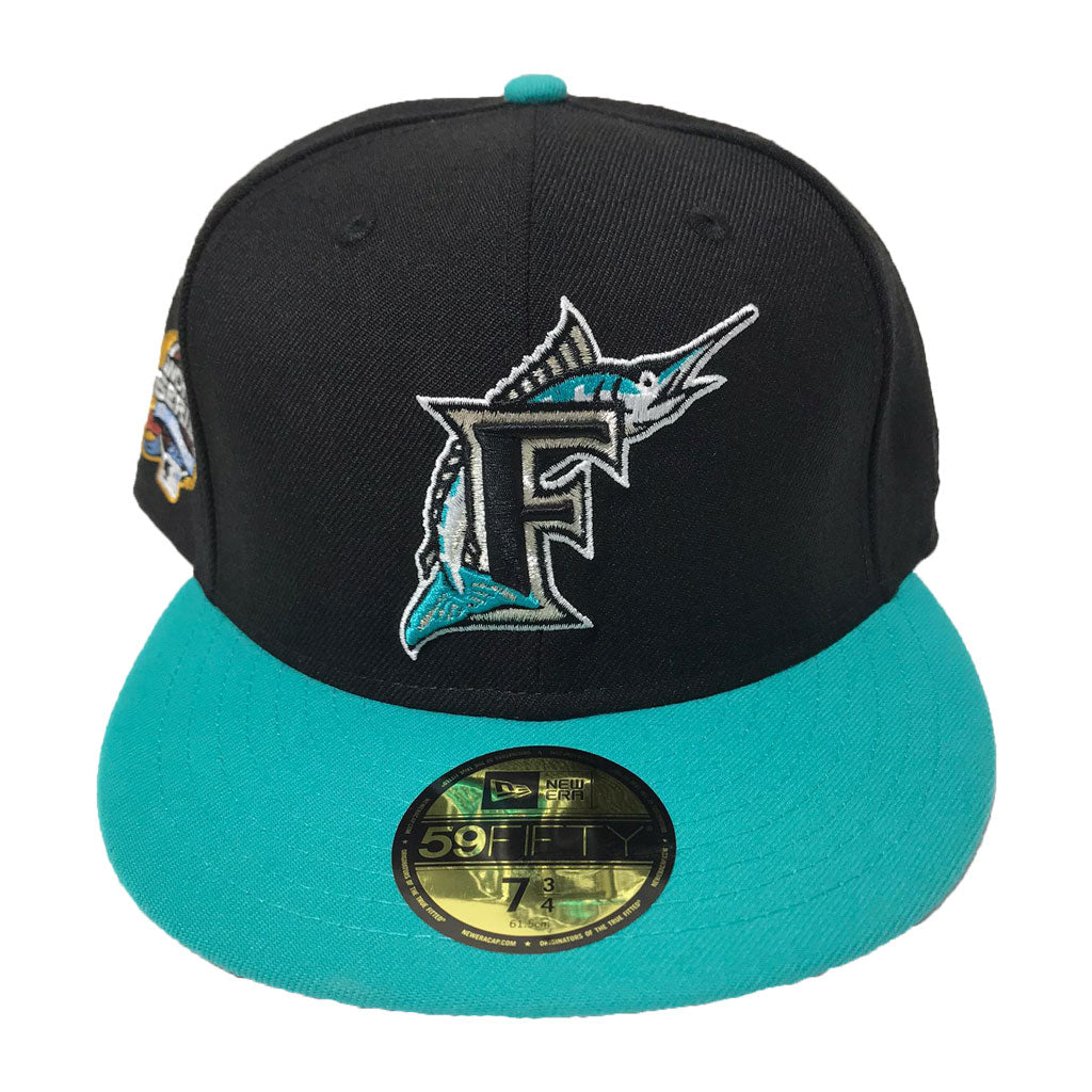 Florida Marlins World Series Teal Wool 59FIFTY Fitted - SoleFly